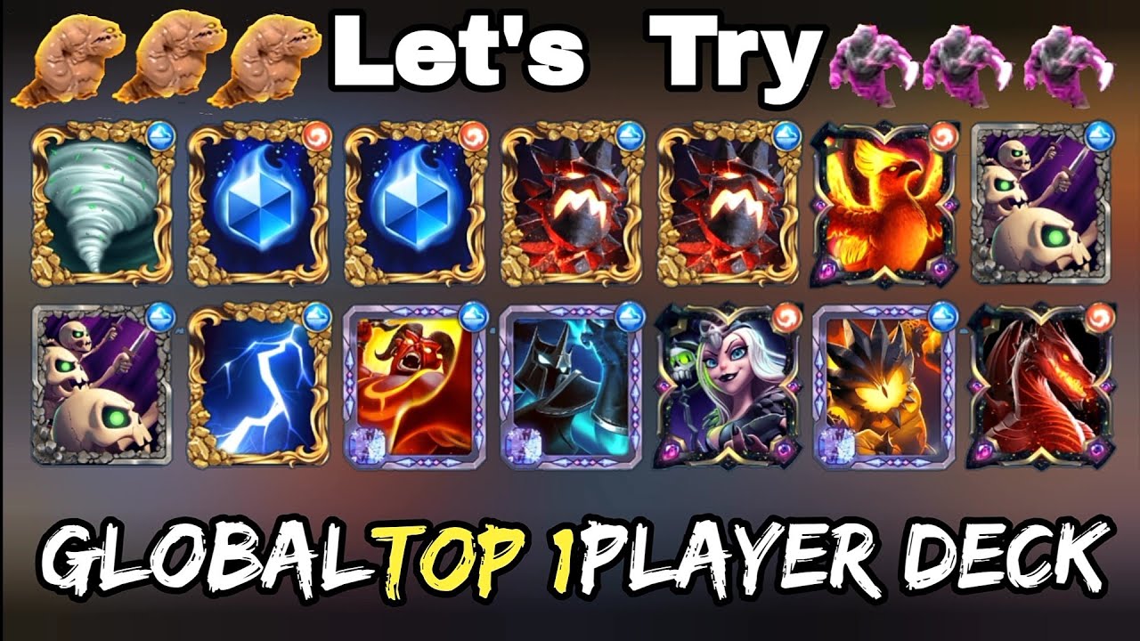 Let's Try 🔥 Global Top 1 Player 🔥 Last Winning Deck! Castle Crush