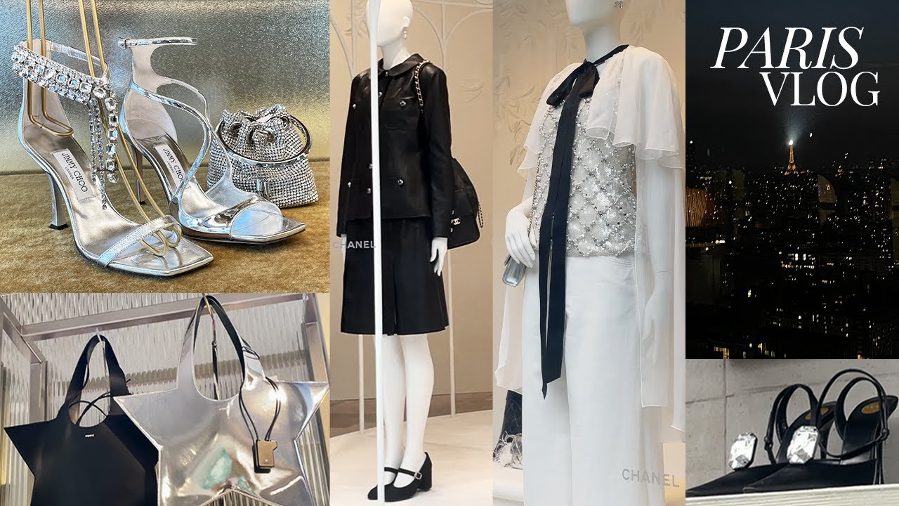 Luxury in Paris vlog: Saint Laurent, CHANEL, Jimmy Choo, Courrèges, Coperni... Spring 2025 shopping