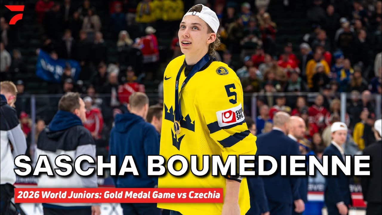 Jets Prospect Sascha Boumedienne Reacts To Scoring Winning Goal In Final At World Juniors