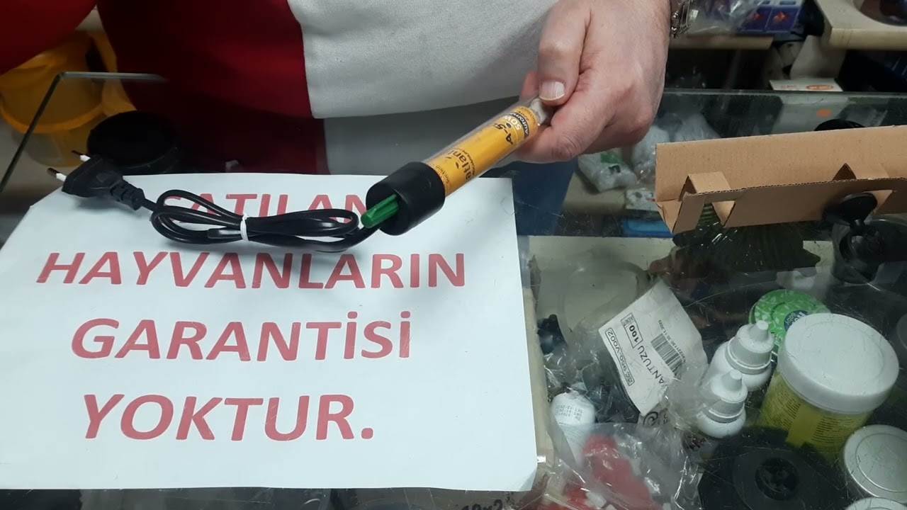 Akvaryum ısıtıcısı kalibrasyon ayarı,
