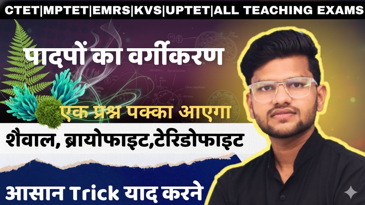 Best Trick to Remember Plant Kingdom Evolution ||SCIENCE |CTET, EMRS, UPTET, MPTET, TGT, NEET, SSC 
