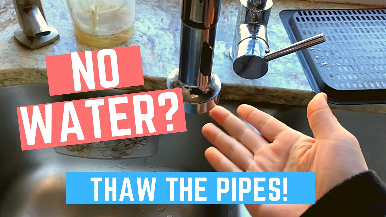 Как разморозить замерзшие водопроводные трубы