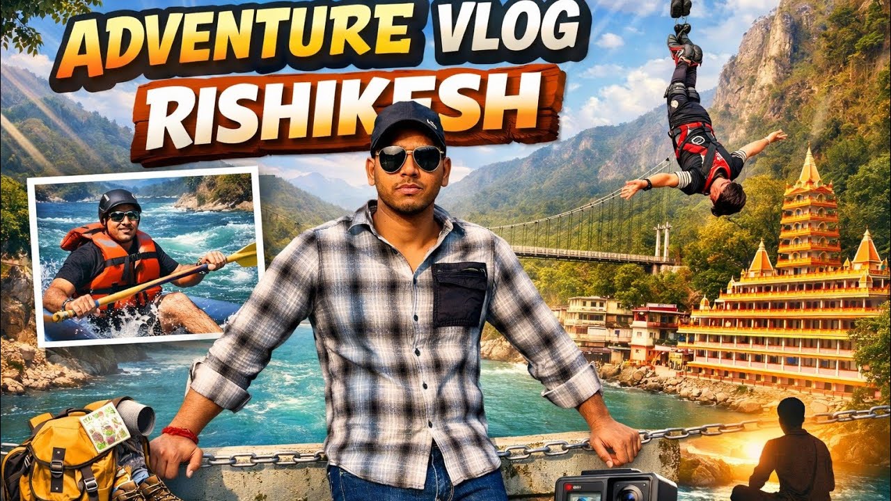 Vlog in Rishikesh || adventure vlog || 