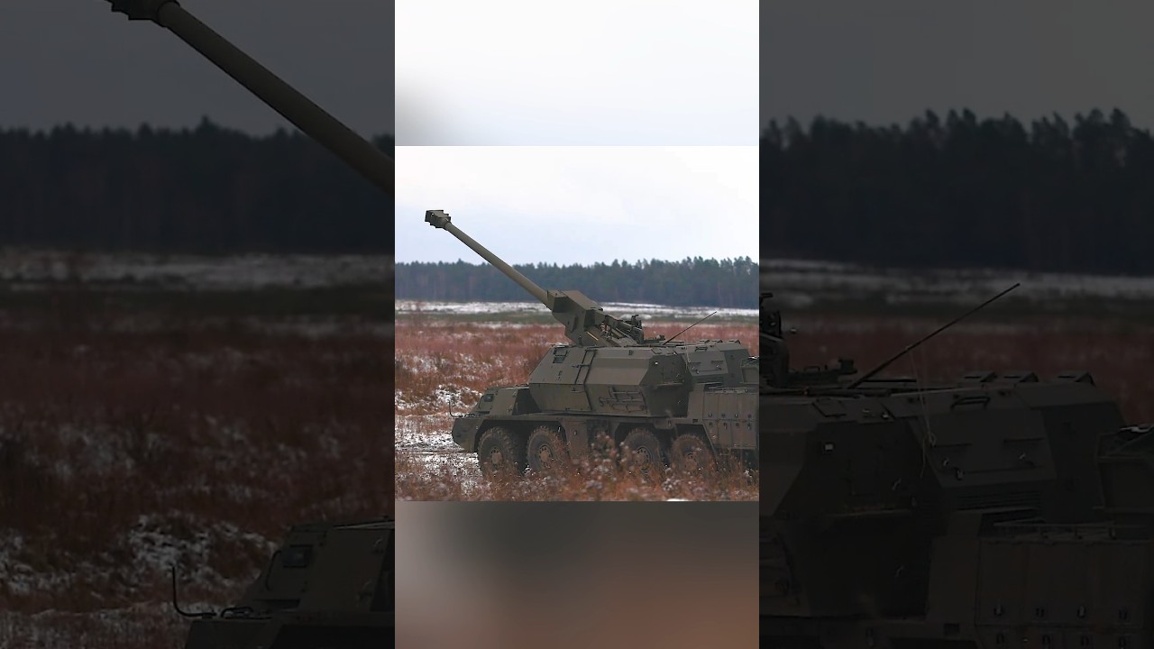 155mm SpGH ZUZANA #military #slovakia #artillery