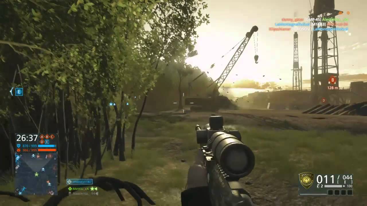 BATTLEFIELD Hardline - Sniper Multikill