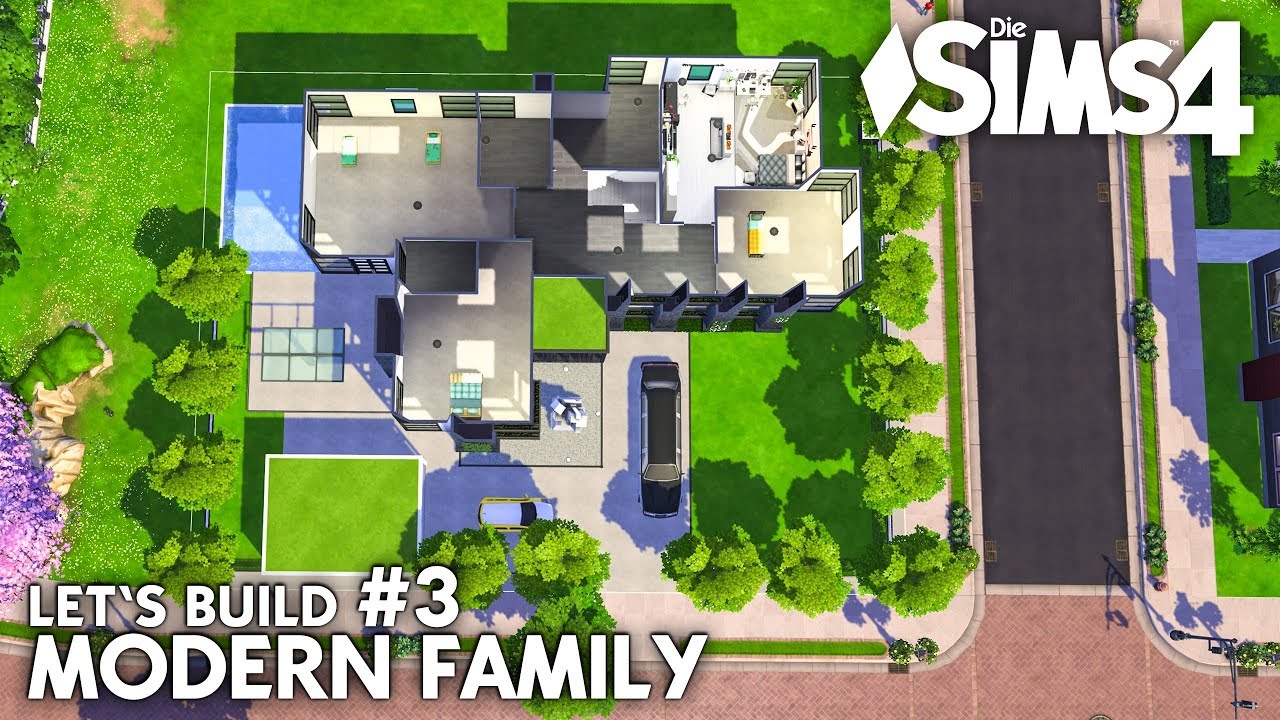 Die Sims 4 Modern Family Haus bauen | Let's Build #3: Grundriss (deutsch)