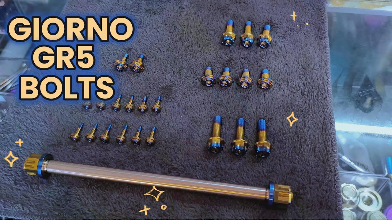 HONDA GIORNO | GR5 BOLTS