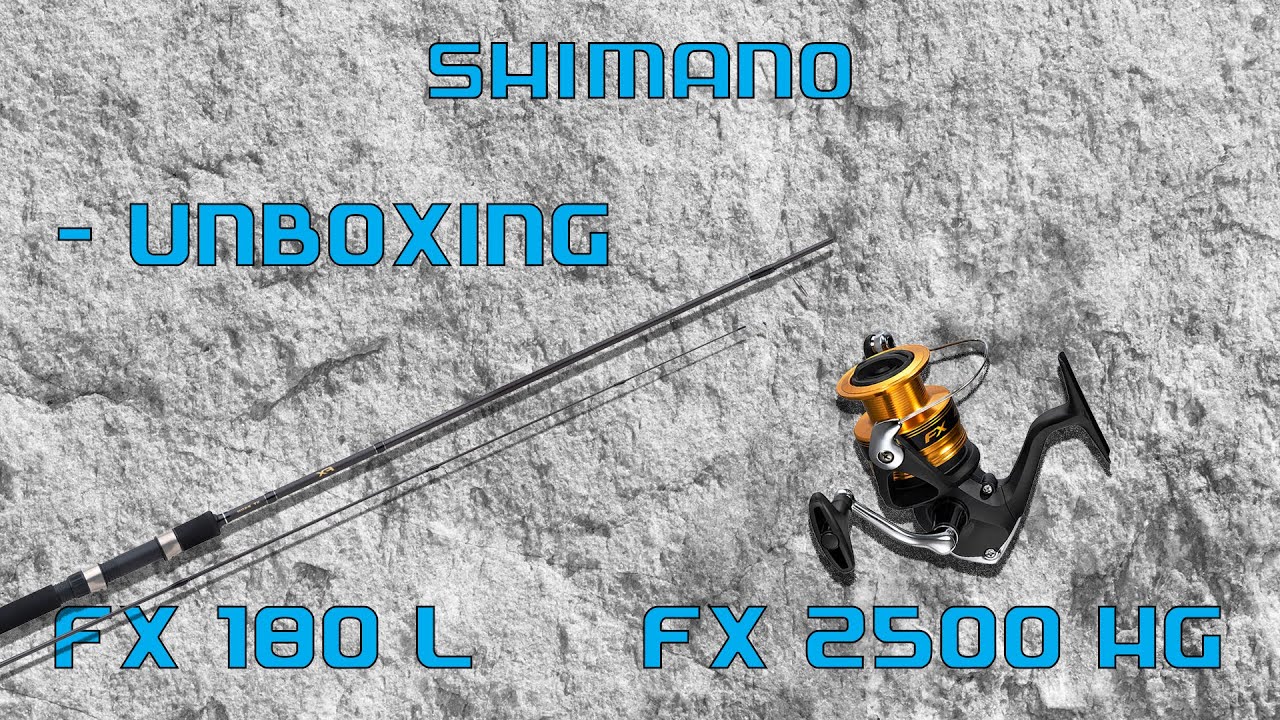 SHIMANO FX COMBO - Canna FX180L e Mulinello FX2500HG unboxing, scheda tecnica e valutazioni finali.