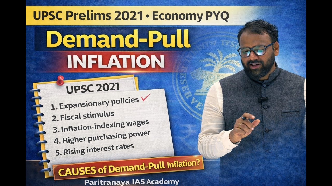 UPSC Prelims PYQ 2021 | Demand Pull Inflation | Rapid Revision