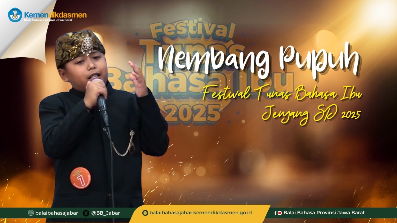 Pemenang II Nembang Pupuh Kategori Putra Jenjang SD, FTBI Jawa Barat  2025