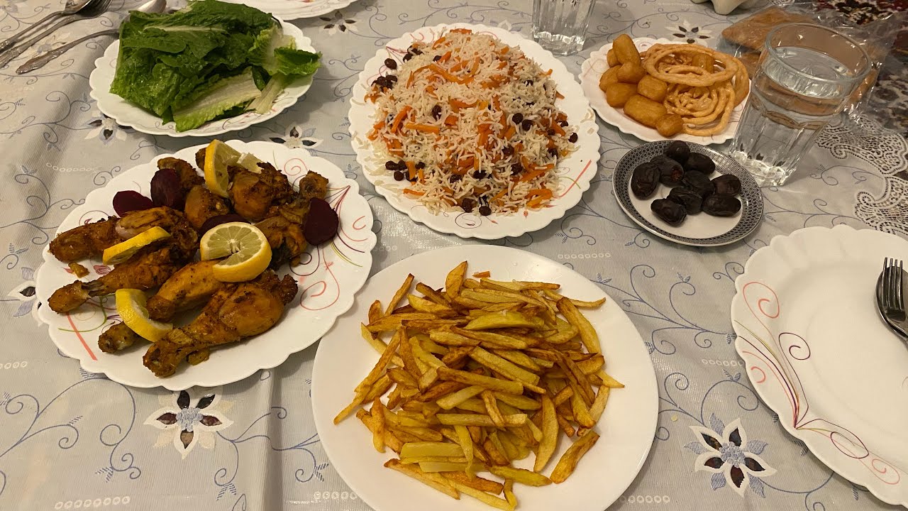 افطاری سیوم رمضان المبارک /تشکر از حمایت های شما#آشپزی #viral #cooking 