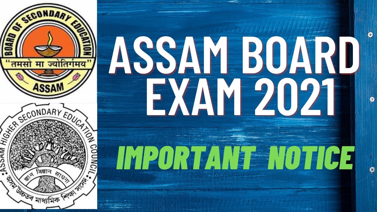 Assam Board Exam 2021: Important Notice //seba & ahsec