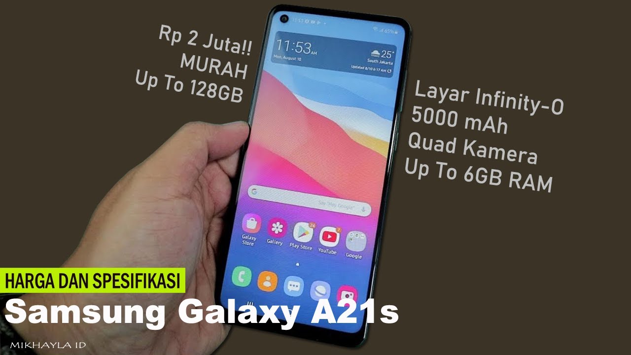 Samsung Galaxy A21s Harga dan Spesifikasi – Hp Murah Layar Infinity-O Udah 4 Kamera!!