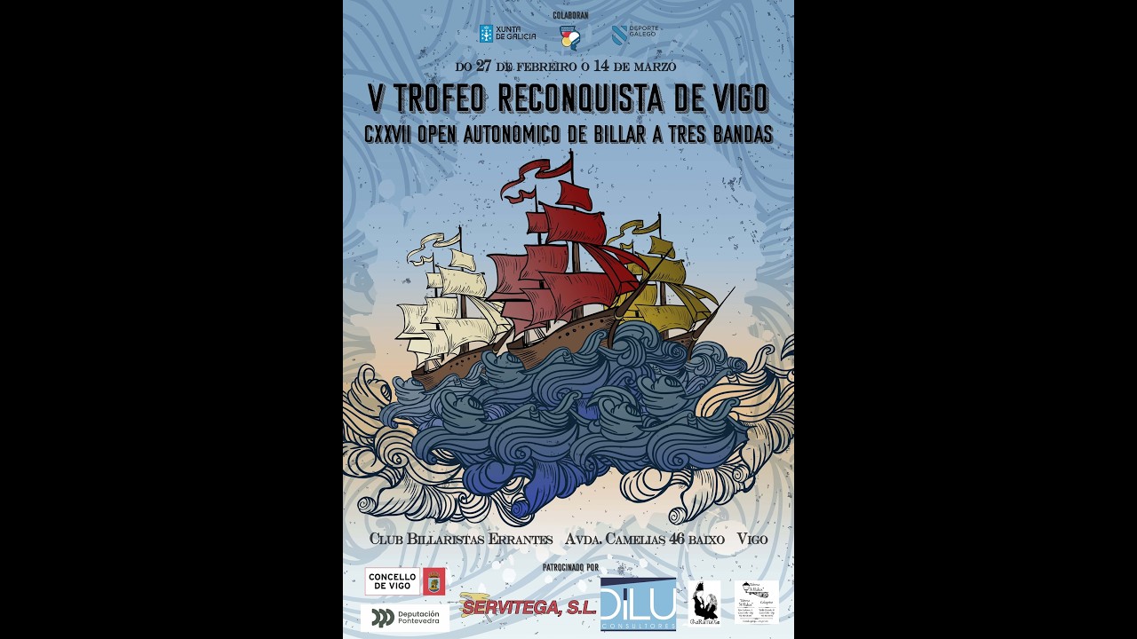 R3 - José Luis Expósito (Pontevedra) - Luis González (Billar Lalín)