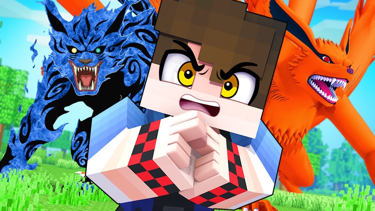 O NINJA com o PODER de TODAS as BIJUU no NARUTO MINECRAFT