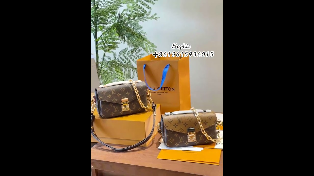 LOUIS VUITTON LV Pochette Metis East West Monogram . M46279 handbags review
