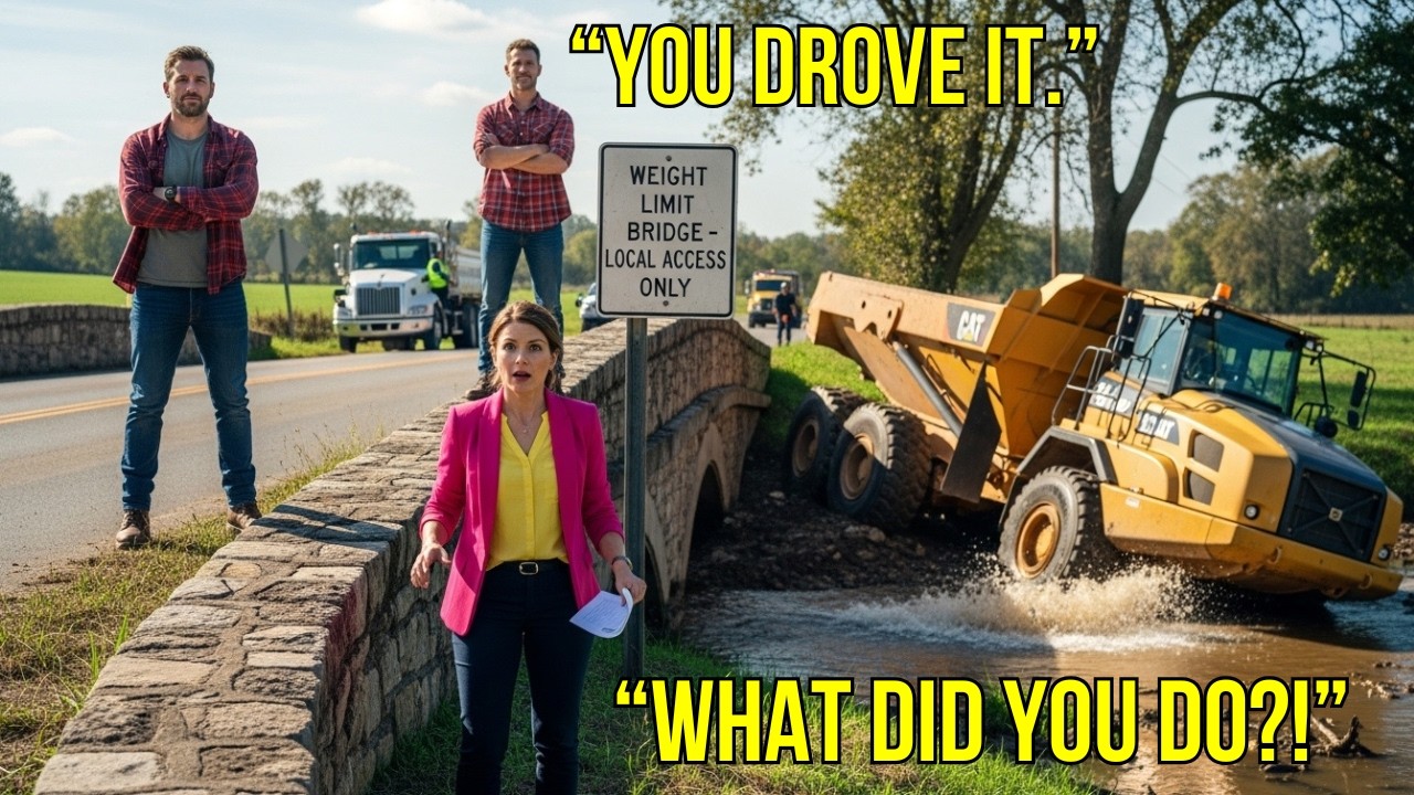 HOA Karen Sent Dump Trucks Over My Tiny Bridge — So I Set Trap That Sank Their $2M Rig in River!