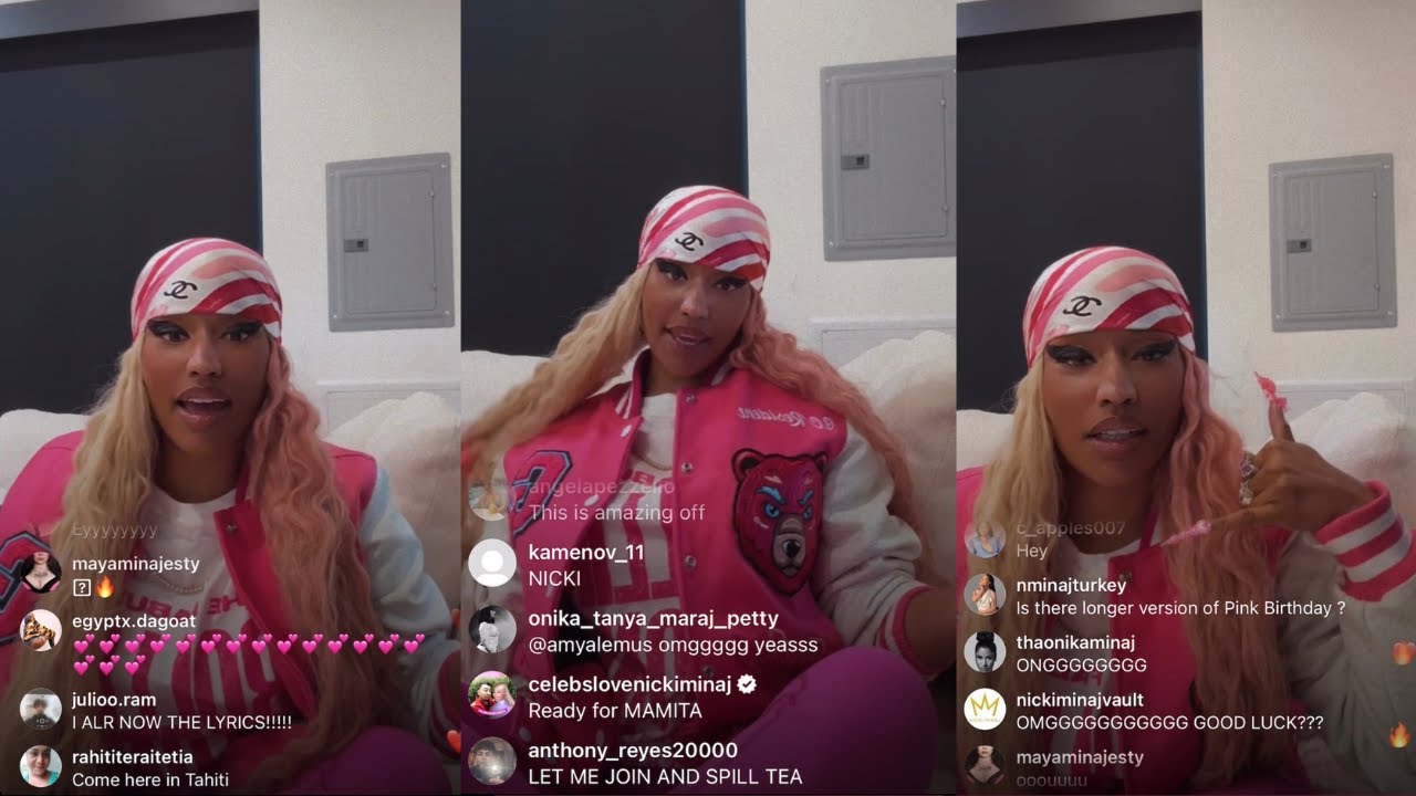 Nicki Minaj Full Instagram Live | August 20, 2024