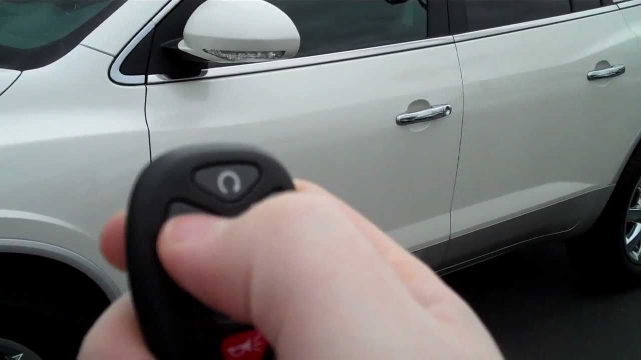 Как пользоваться дистанционным запуском двигателя на Buick Encleri 2011 года — Art Gamblin Motors