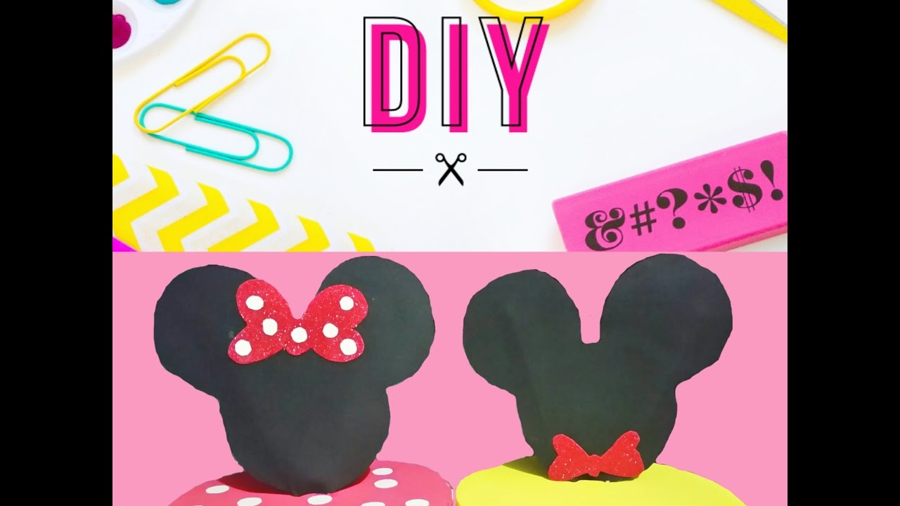 Diy:Passo a passo do piruliteiro Mickey e Minnie gastando apenas 15,00.