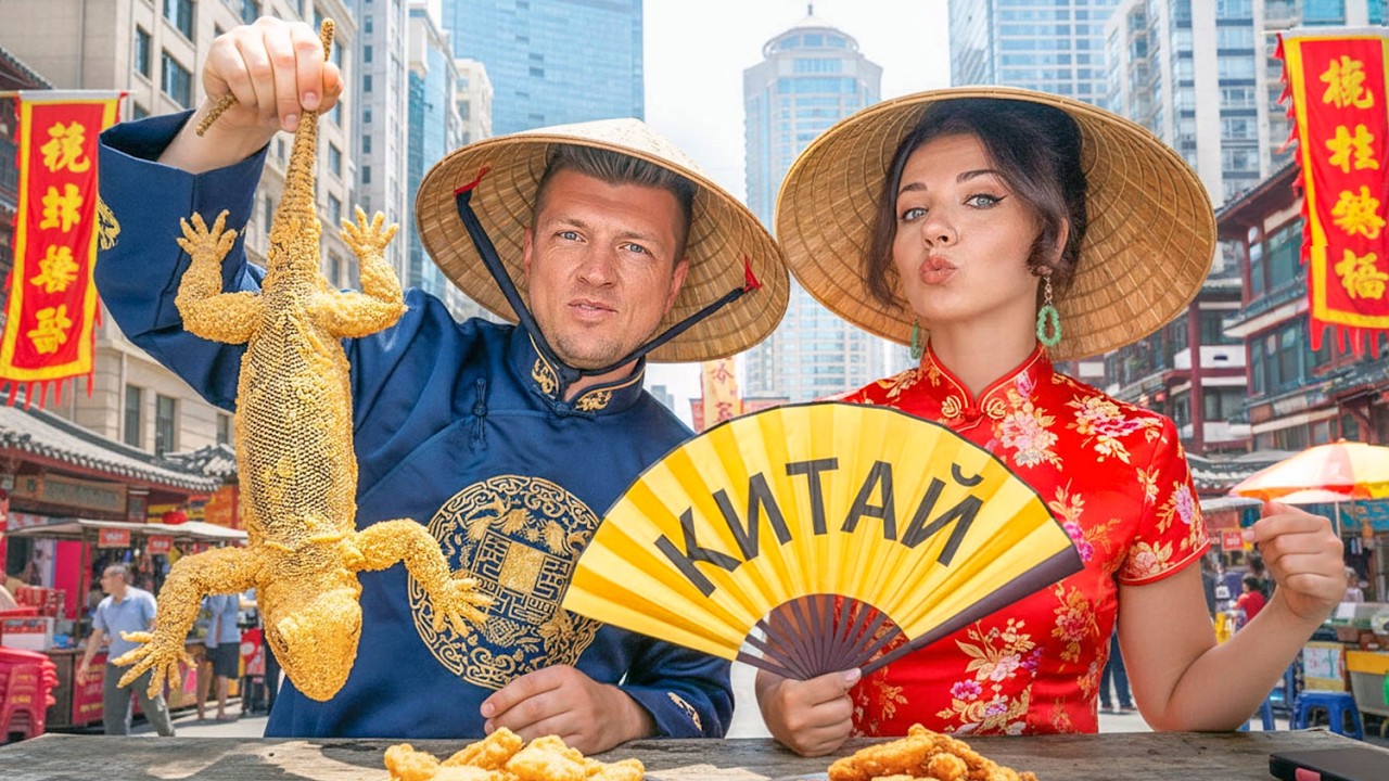 КИТАЙ шокирует! Съели ящерицу. ТОПОВЫЕ МЕСТА Китая и странная еда