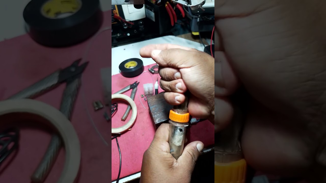 o novo ferro de solda criado com trafo de micro-ondas