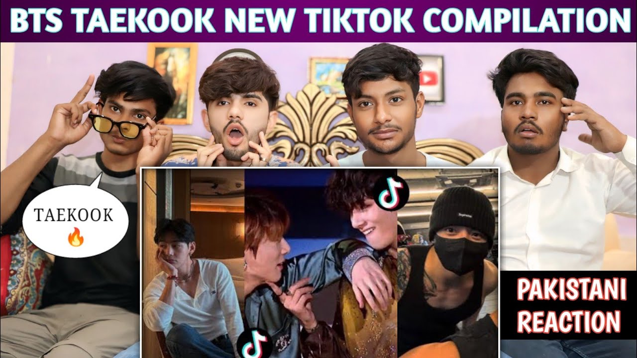 Bts Taekook New TikTok Compilation - Pakistani Reaction - Usman Rajpoot 