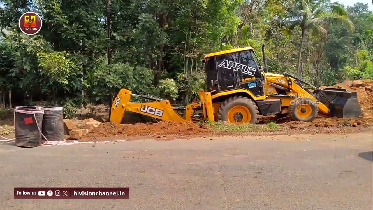 കലുങ്കിന്റെ പാര്‍ശ്വഭിത്തി നിര്‍മ്മാണം ആരംഭിച്ചു