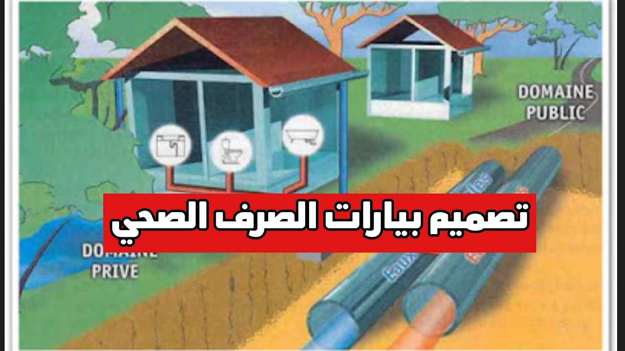 كيفية حساب وتصميم بيارات الصرف الصحي وايجاد ابعادها