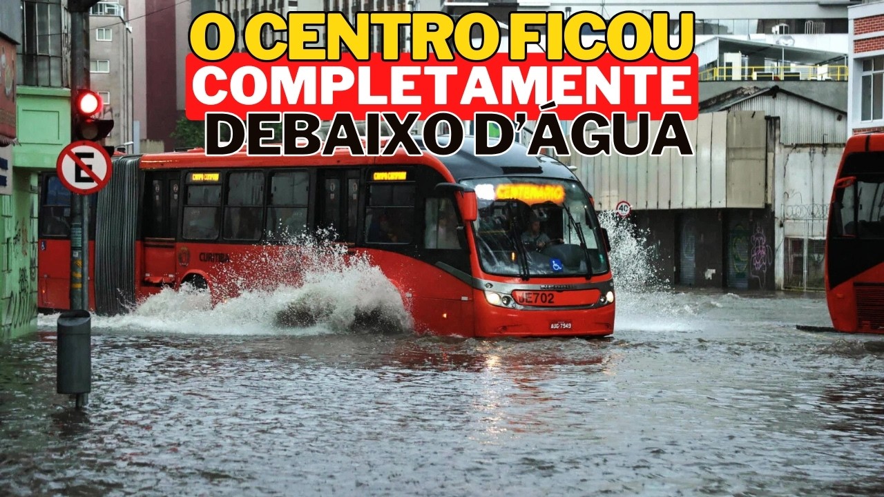 POR QUE O CENTRO DE CURITIBA AINDA ALAGA?