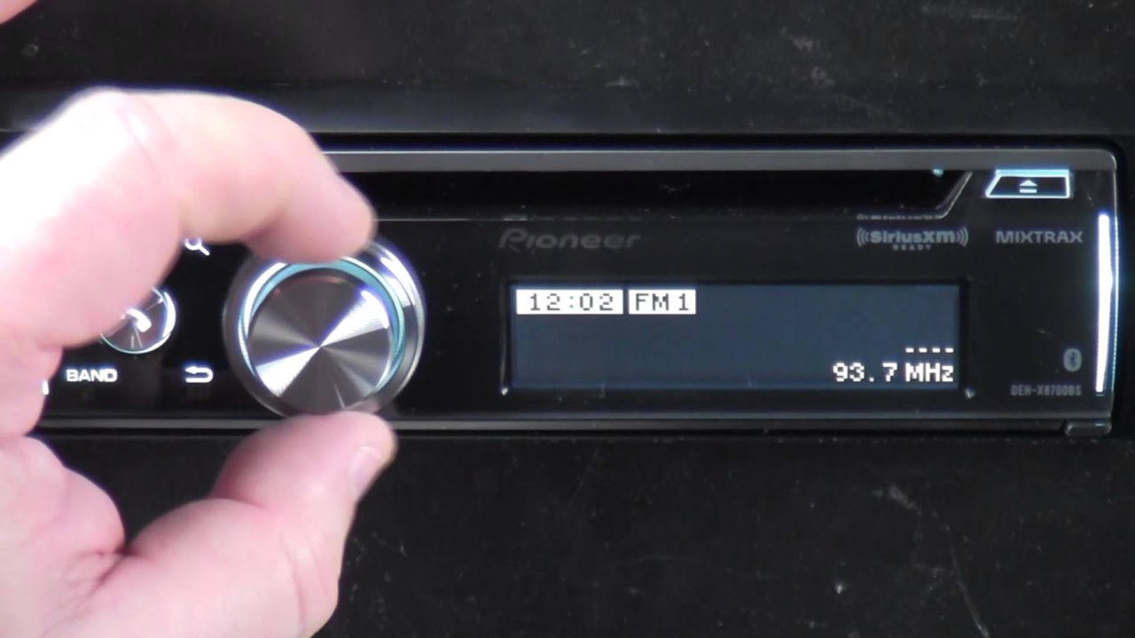 Pioneer DEH-X8700BS - Out of The Box
