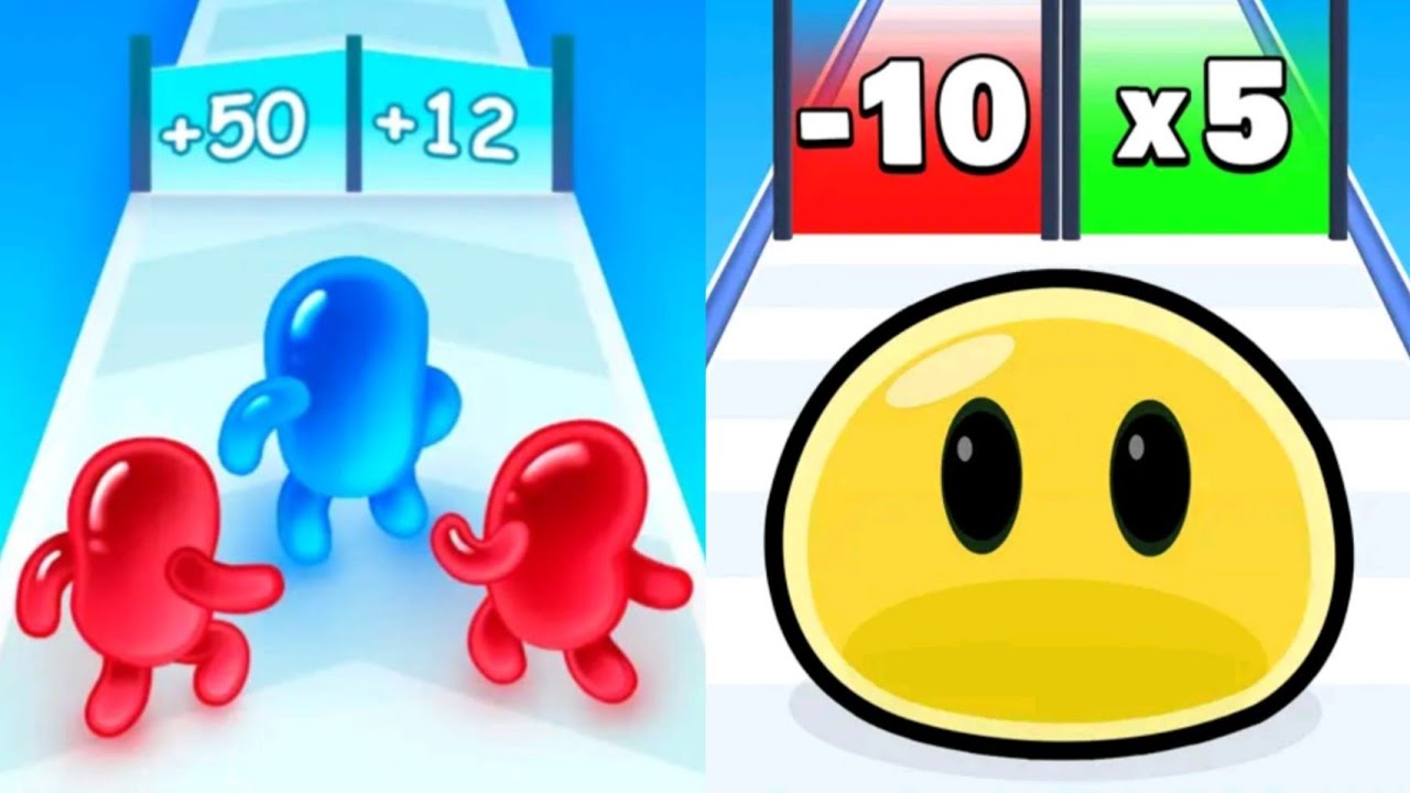 Join Blob Clash 3D VS Slimes Run Race Max All Levels Gameplay Android,iOS NEW UPDATE