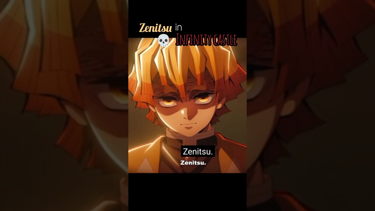 zenitsu in whole anime🎀 vs zenitsu in infinity castle 💀#demonslayer #zenitsu #anime #infinity castle