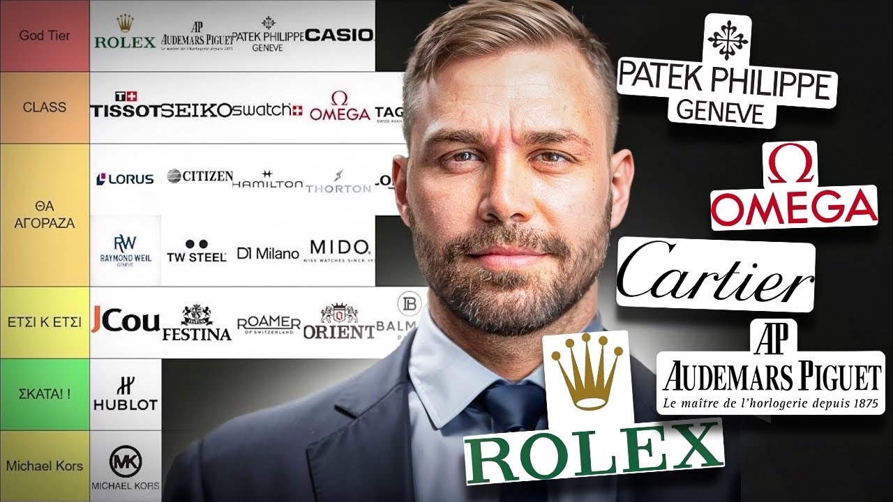 Κάνω RATE όλες τις ΕΤΑΙΡΙΕΣ ΡΟΛΟΓΙΩΝ! (Watch Brand Rating 2025)