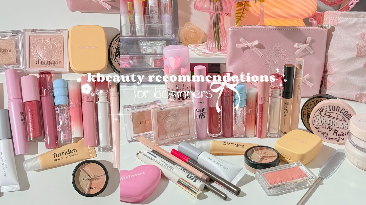 kbeauty for beginners 🎀 base, blush, eyeshadow palettes.. romand, clio, peripera, dasique, etude