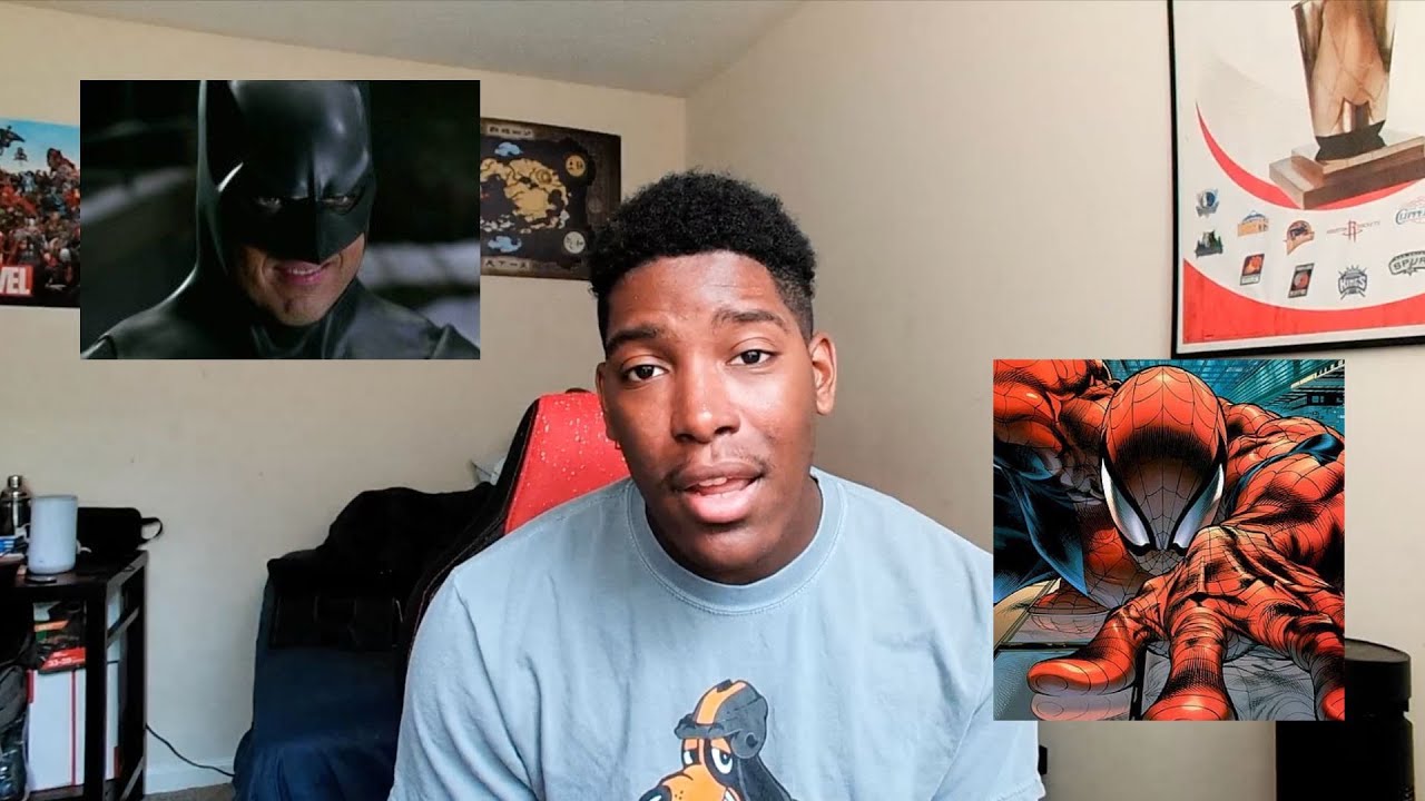 Which One: Batman Smiling or Spiderman Not Talking