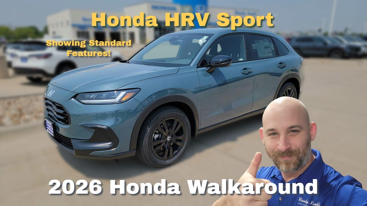 Honda HRV Sport 2026: Изучите свой автомобиль от и до!