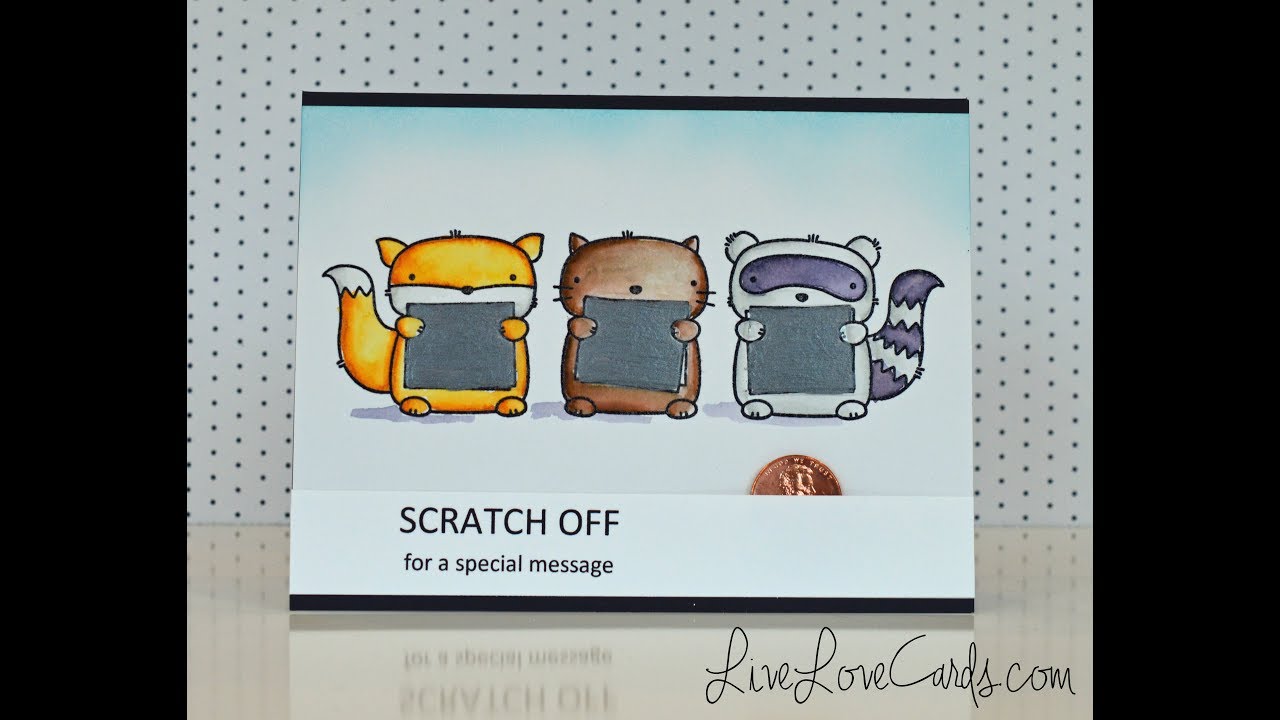 DIY Scratch Off Card