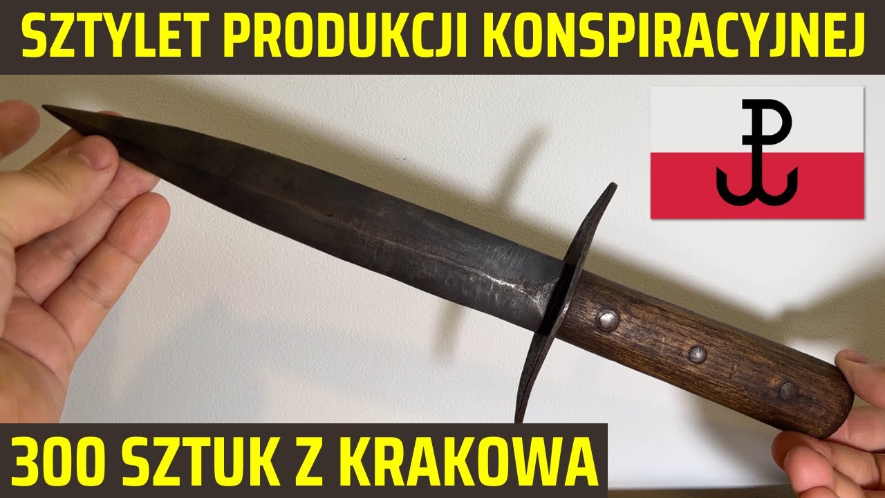POLSKI SZTYLET AK PRODUKOWANY KONSPIRACYJNIE