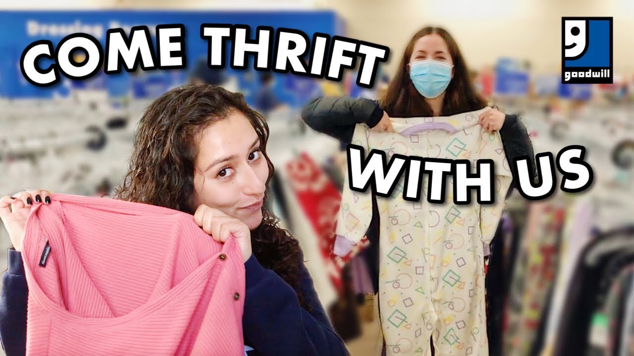 We found some UNIQUE clothes! | Thrift Shopping For the FIRST TIME 2020