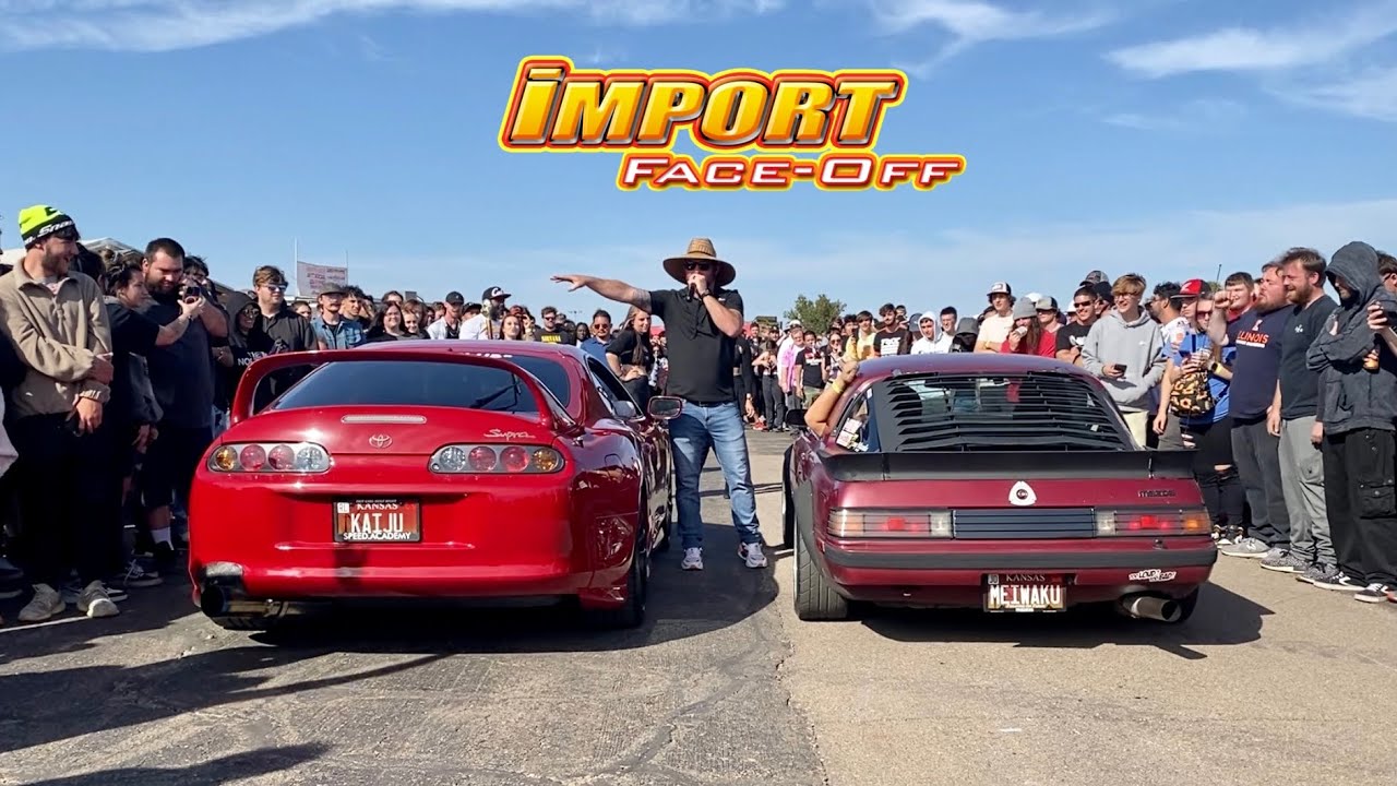2 Step / Rev Battle IMPORT FACE-OFF Топика, штат Канзас, где сражаются Supra, Rotary, Honda и мно...