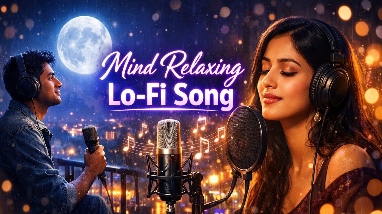 Mind Relaxing Hindi LoFi Song 🎧 Male Female Duet | Study, Sleep, Stress Relief Calm Music 2026