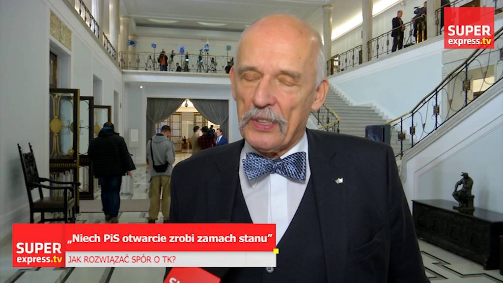 Korwin: Niech PiS zrobi zamach stanu...