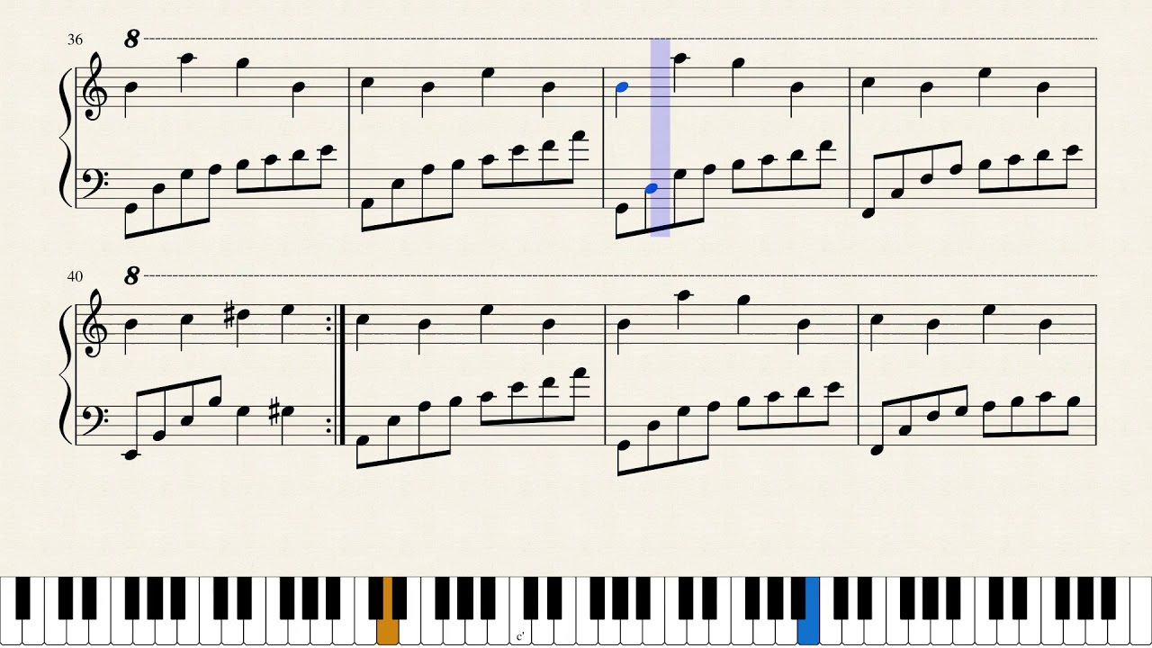 Fatal Frame IV : Tsukimori Song Piano Sheet