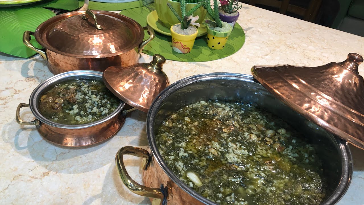 مغمومه برغل بسبانخ وزيت زيتون للأصالة عنوان مفيده لتنزيل الوزن والقضاء على الإمساك دلال حناوي