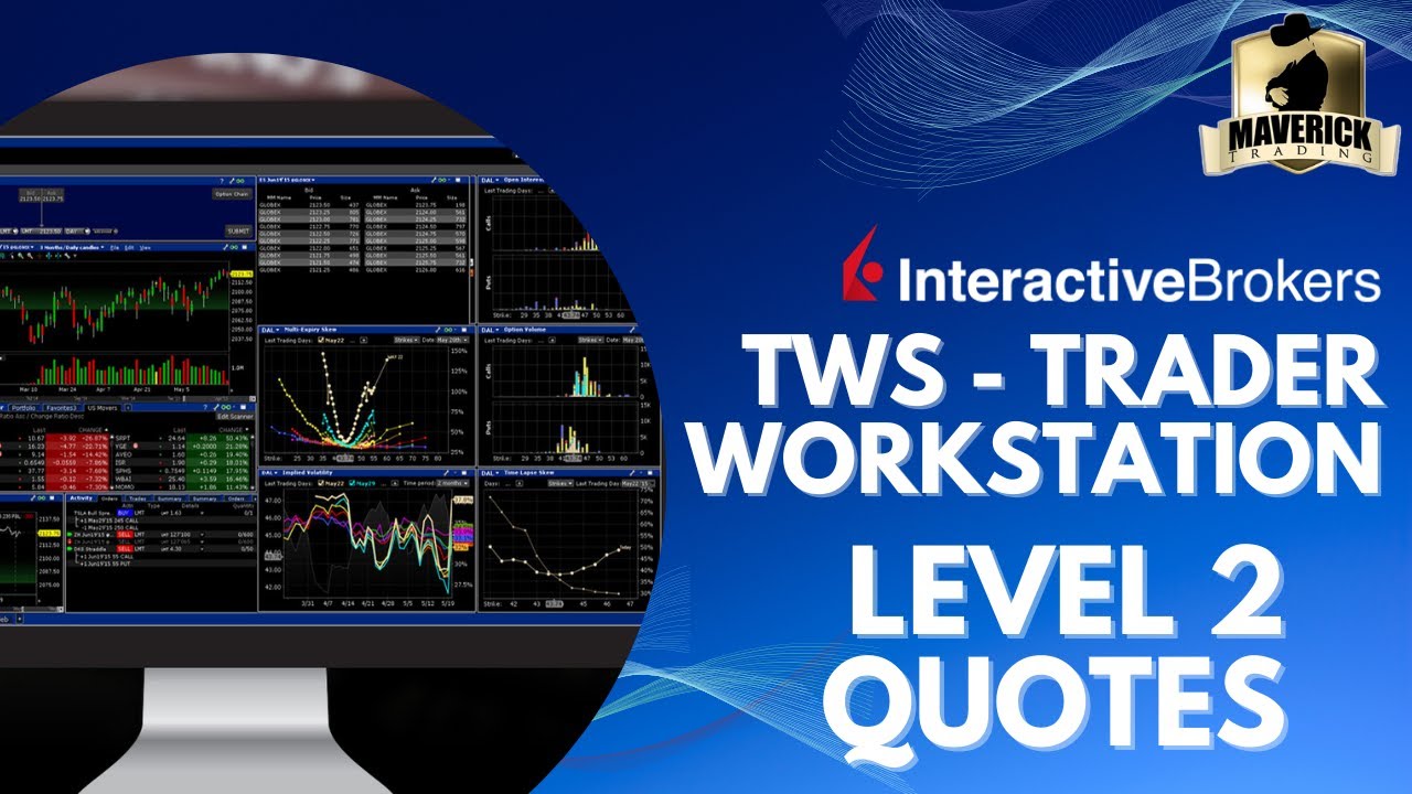 Interactive Brokers Level 2 Quotes: TWS Tutorial to understand level 2, Bid, Ask, Order Routing +