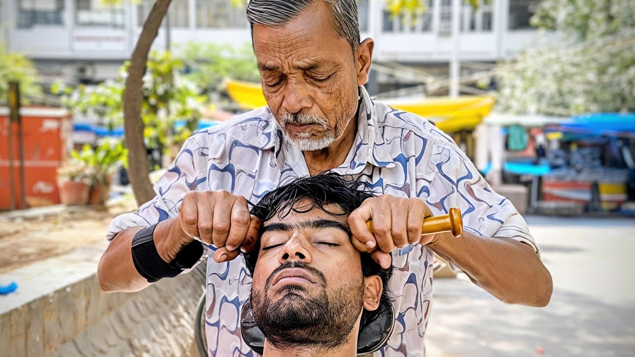 ASMR Barber Waris - Magical Brain🧠 Relaxing Head & Back Massage (For Instant Sleep)