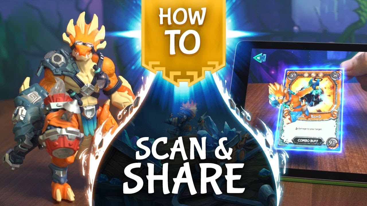 How to scan and share cards in Lightseekers!