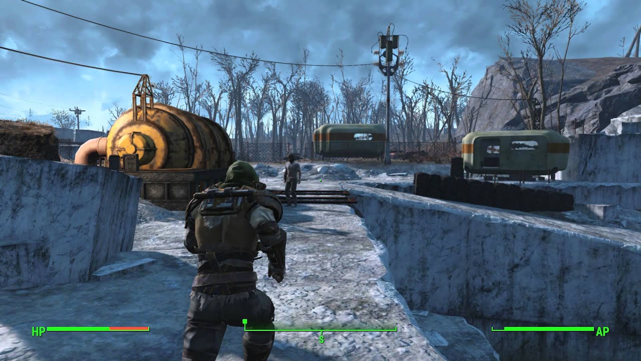 Fallout 4 - Pull The Plug: Repair 3/3 Pipes (Bubbles) Softshell Mirelurk Combat, Sully Mathis Chat