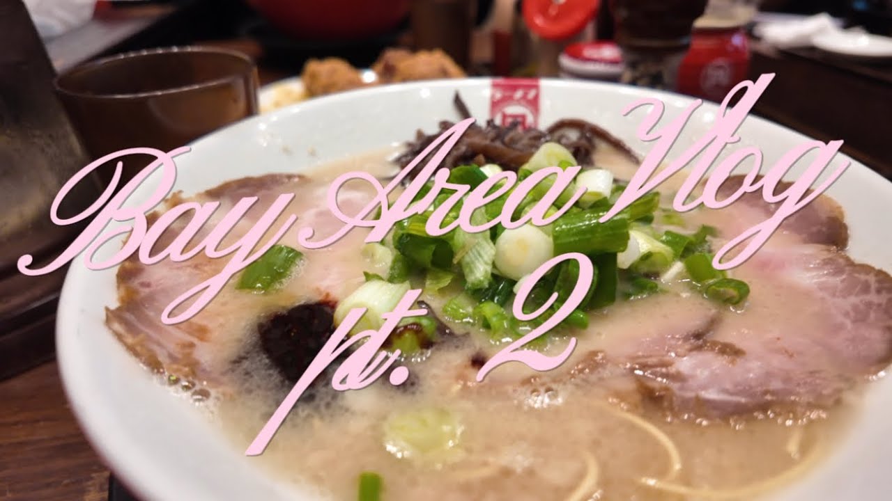 Bay Area vlog pt. 2! (Matcha, blind box unboxing, lots of good food)